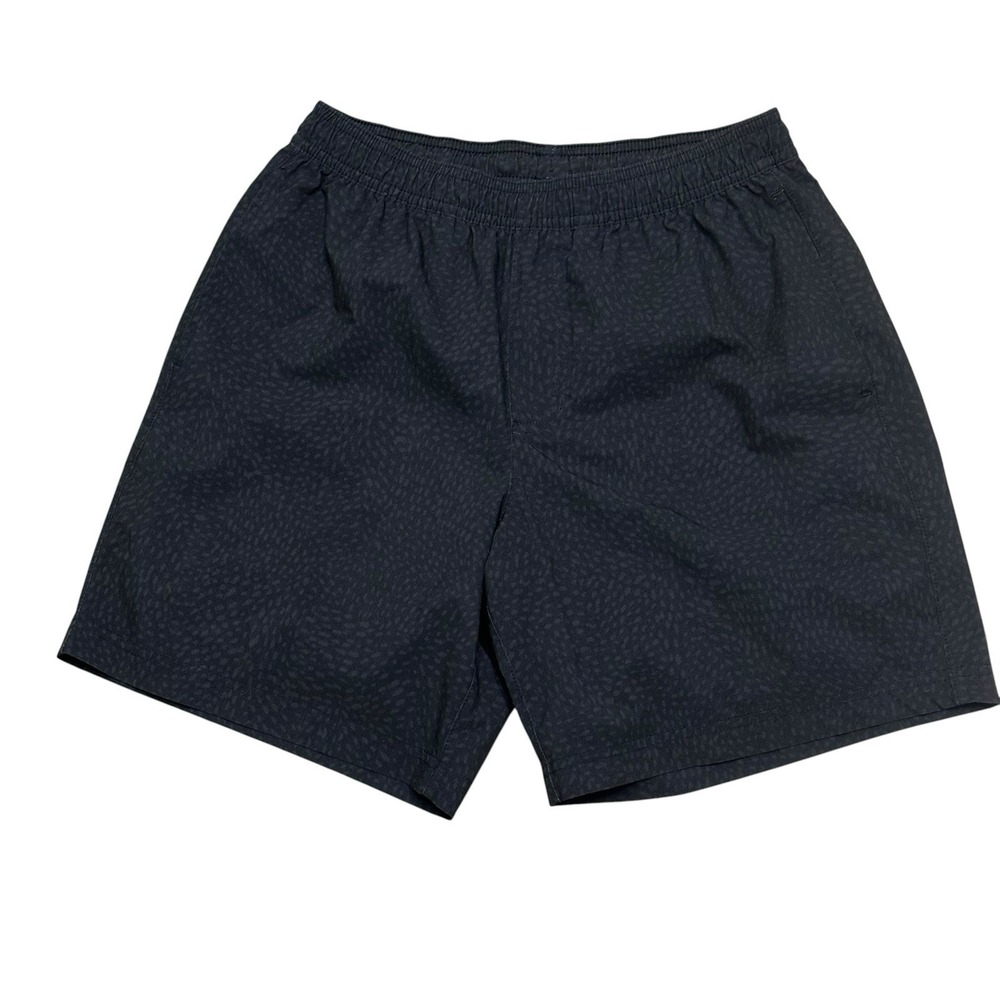 Chubbies Swim Trunks‎ Mens Small Black 7" Inseam Lined Drawstring Shorts Pockets